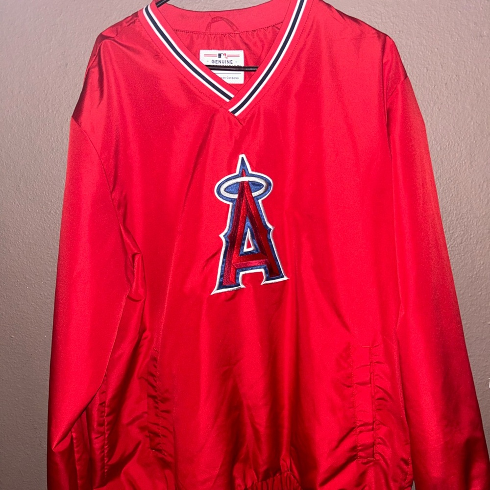 LA Angels V-Neck Jacket 2XL Men